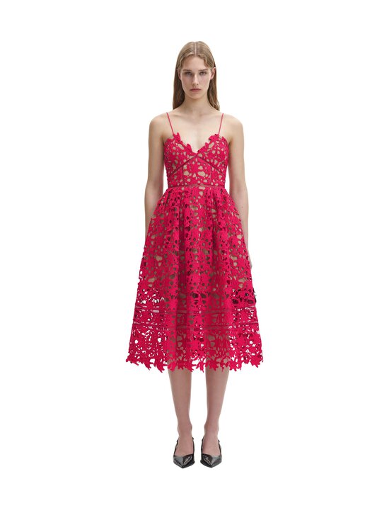 Self-Portrait - Magenta Azaelea Midi -mekko - PINK | Stockmann - photo 1