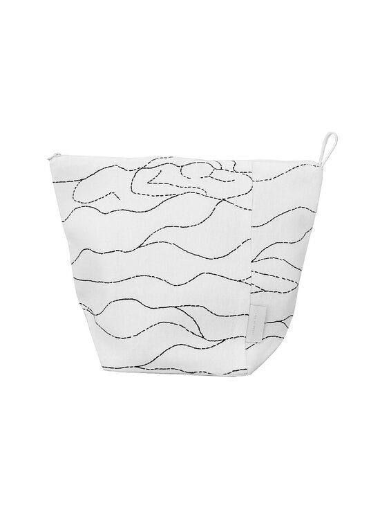 Saana ja Olli - Rakkaus Meri kosmētikas somiņa - WHITE FABRIC, BLACK PRINT | Stockmann - photo 1