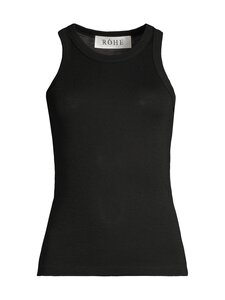 Róhe - Racerback merino jersey -neuletoppi - 001_308 BLACK | Stockmann