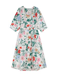 Marimekko - Hymy Perenna -mekko - 163 WHITE, GREEN, RED, BROWN | Stockmann