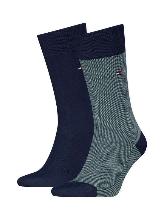 Tommy Hilfiger - Sokid Birdseye 2 paari - 028 NAVY MULTICOLOR | Stockmann - photo 1