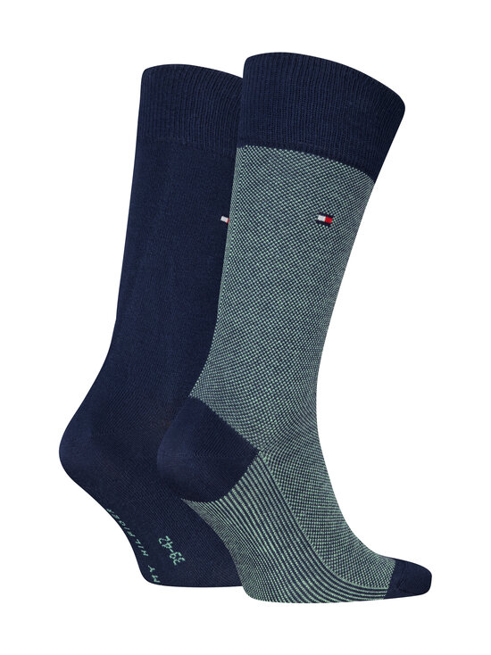 Tommy Hilfiger - Sokid Birdseye 2 paari - 028 NAVY MULTICOLOR | Stockmann - photo 2
