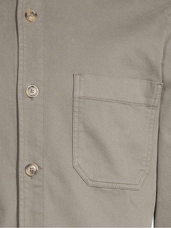 SAND Copenhagen - Anders Modern fit -päällyspaita - 385 DARK ARMY | Stockmann - photo 4