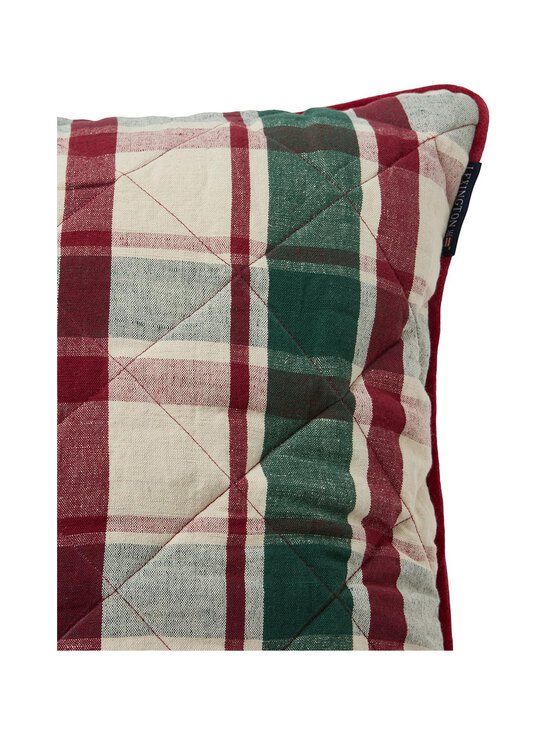 Lexington - Quilted Checked -tyynynpäällinen 50 x 50 cm - 8009-SH25 GREEN/RED/BEIGE - photo 4 Lexington - Quilted Checked -tyynynpäällinen 50 x 50 cm - 8009-SH25 GREEN/RED/BEIGE | Stockmann - photo 4