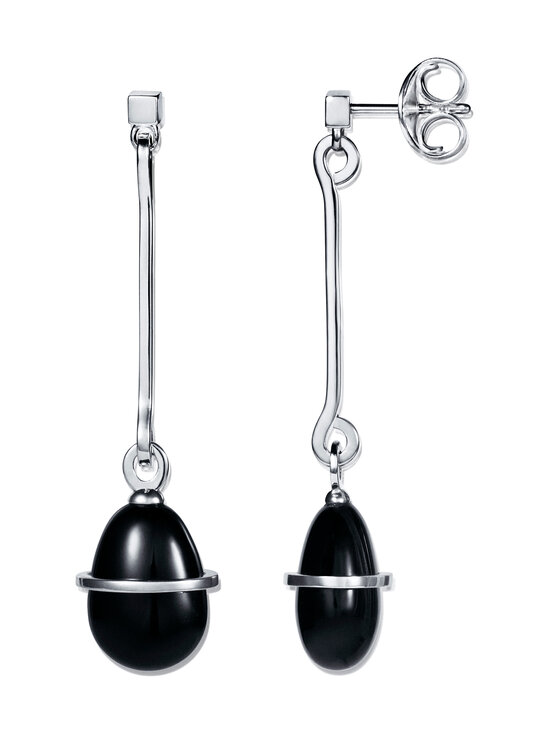 Efva Attling - Slick & Black -korvakorut - SILVER | Stockmann - photo 2