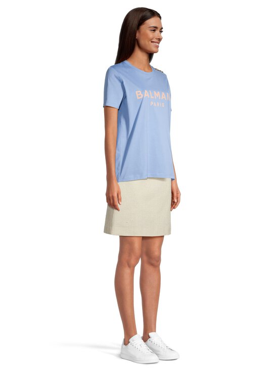 BALMAIN - T-paita - SKK BLUE - photo 4 BALMAIN - T-paita - SKK BLUE | Stockmann - photo 4