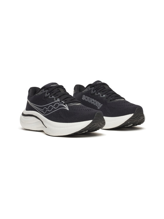 Saucony - W Ride 19 Wide -juoksukengät - 100 BLACK/SILVER | Stockmann - photo 2