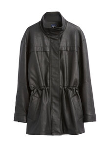 GAP - Cinched mākslīgās ādas jaka - BLACK 1 | Stockmann