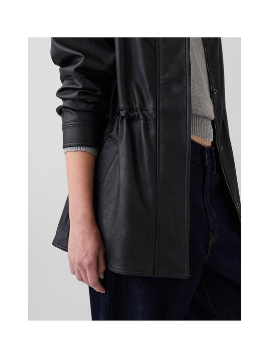 GAP - Cinched mākslīgās ādas jaka - BLACK 1 | Stockmann - photo 5