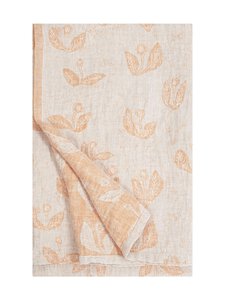 Lapuan Kankurit - Kesäkukka- pöytäliina ja torkkupeitto 145 x 260 cm - 8 LINEN-CINNAMON | Stockmann