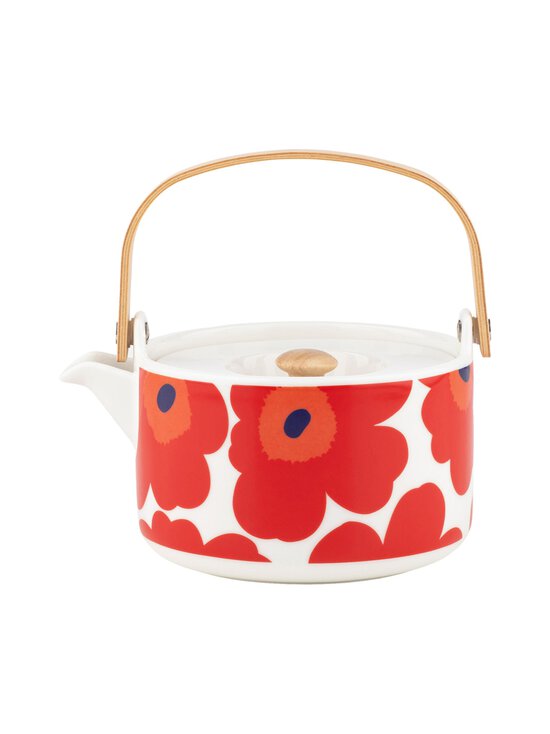 Marimekko - Unikko-teekannu 7 dl - WHITE, RED, BLUE | Stockmann - photo 1
