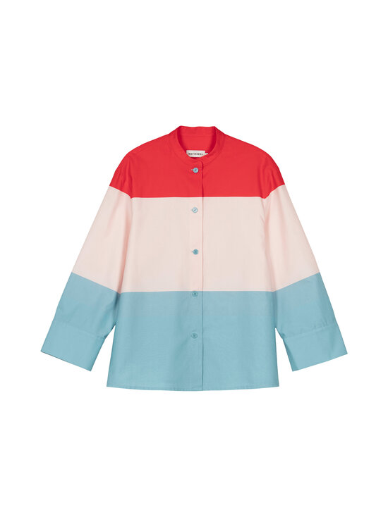 Marimekko - Hennika krekls - 335 RED LIGHT PINK LIGHT BLUE | Stockmann - photo 1