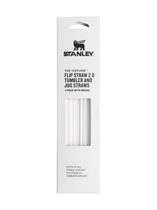 Stanley - The IceFlow Straws and Brush Set for Iceflow Flip Straw Tumbler 2.0 30/20oz - pilliharja ja pillit 4 kpl - CLEAR | Stockmann