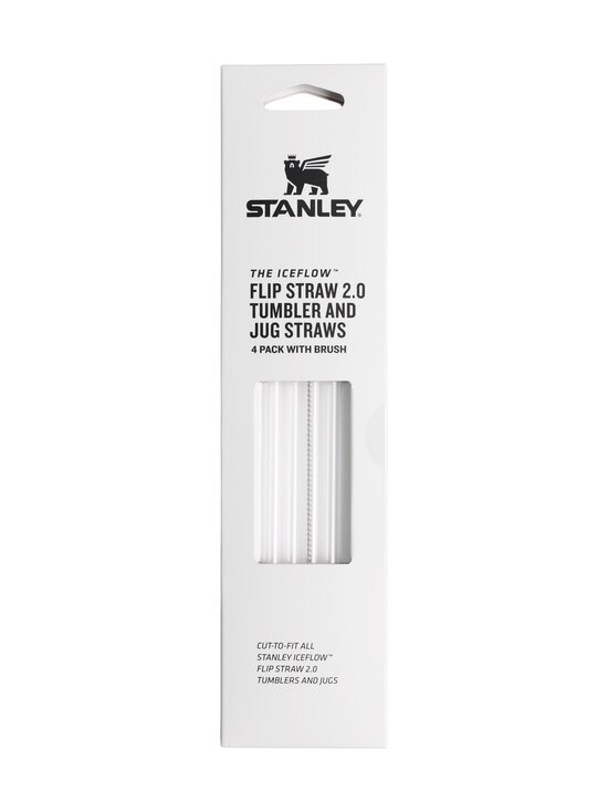 Stanley - The IceFlow Straws and Brush Set for Iceflow Flip Straw Tumbler 2.0 30/20oz - pilliharja ja pillit 4 kpl - CLEAR | Stockmann - photo 1