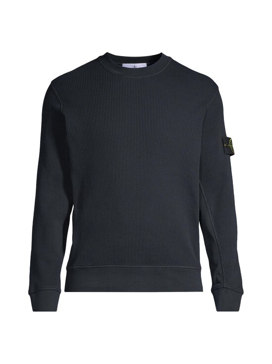 Stone Island - Logo Textured -puuvillapaita - V0020 NAVY BLUE | Stockmann - photo 1
