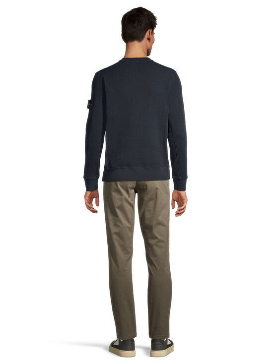 Stone Island - Logo Textured -puuvillapaita - V0020 NAVY BLUE | Stockmann - photo 3