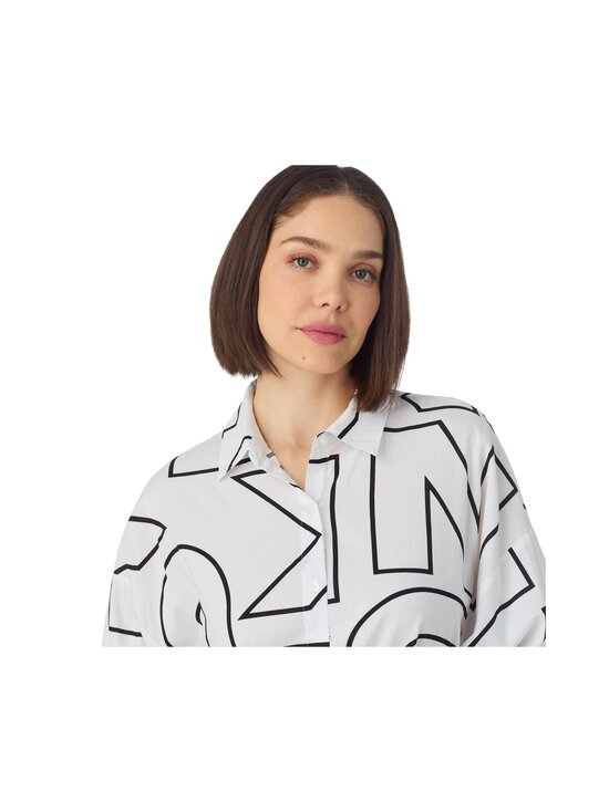 Dkny - Sleepshirt-pyjamapaita - 101 WHITE | Stockmann - photo 4