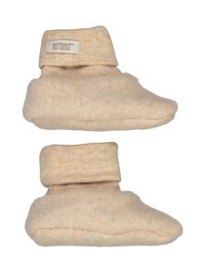HUTTELIHUT - Footies Wool Fleece -villatossut - 2044 CAMEL MELANGE | Stockmann