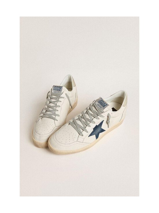 GOLDEN GOOSE - Ballstar Nappa Upper Toe -sneakerit - WHITE/BLUE/ICE | Stockmann - photo 2