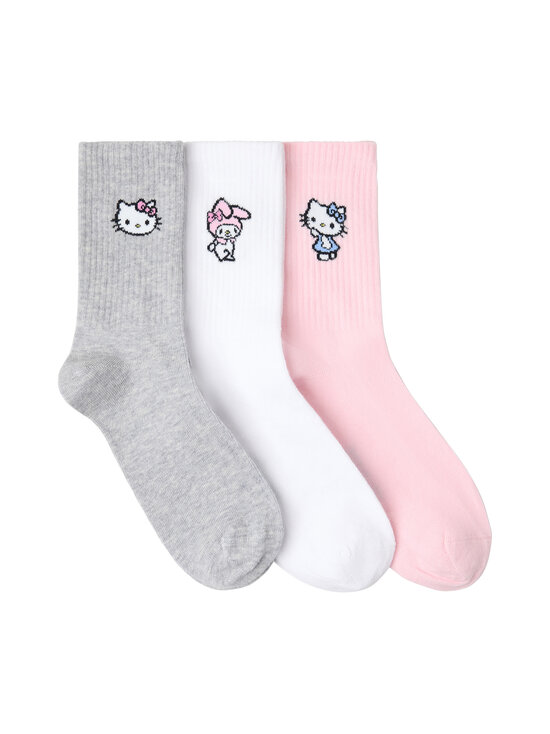 Lindex - Hello Kitty zeķes 3-pāri - 70 WHITE | Stockmann - photo 2