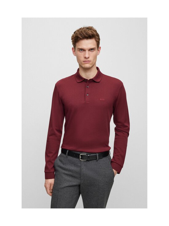 BOSS - Pado-pitkähihainen pikeepaita - 602 DARK RED - photo 2 BOSS - Pado-pitkähihainen pikeepaita - 602 DARK RED | Stockmann - photo 2