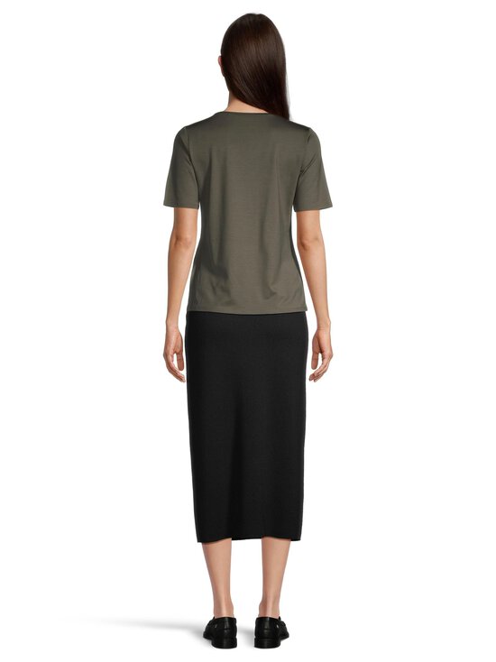 ESSENTIALS by Stockmann - Joanna V-neck t-paita - LT.KHAKI GREEN - photo 3 ESSENTIALS by Stockmann - Joanna V-neck t-paita - LT.KHAKI GREEN | Stockmann - photo 3