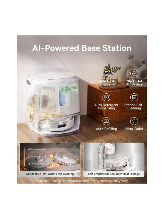 Narwal - Freo Z10 - robotti-imuri moppaus- ja lataustelakalla - WHITE | Stockmann - photo 7