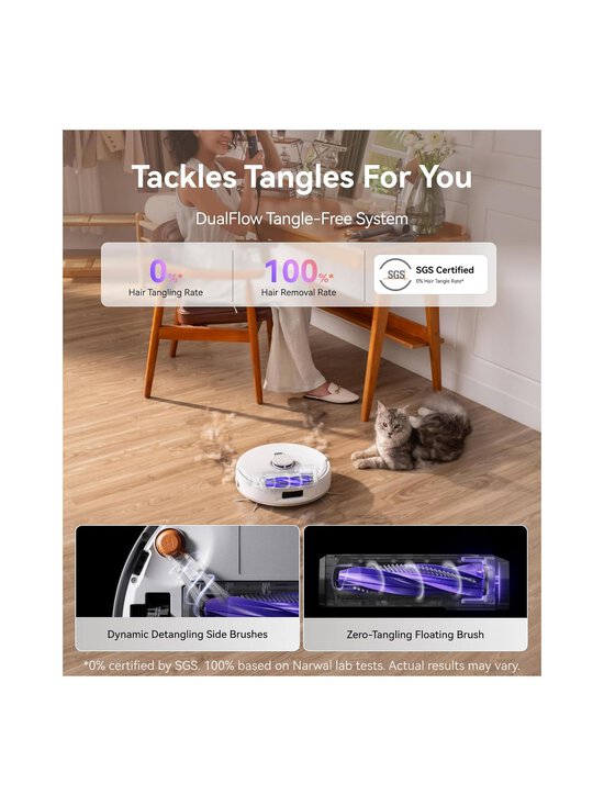 Narwal - Freo Z10 - robotti-imuri moppaus- ja lataustelakalla - WHITE | Stockmann - photo 8