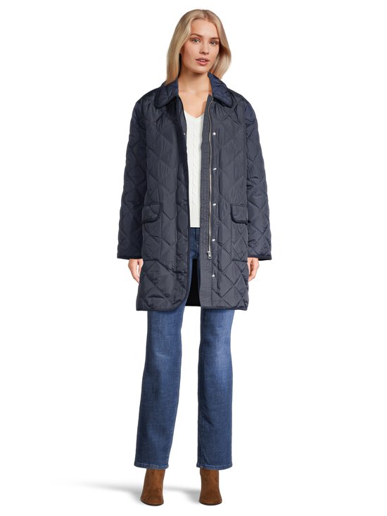 GANT - Stepēta jaka ar samta detaļām - 433 EVENING BLUE | Stockmann - photo 4