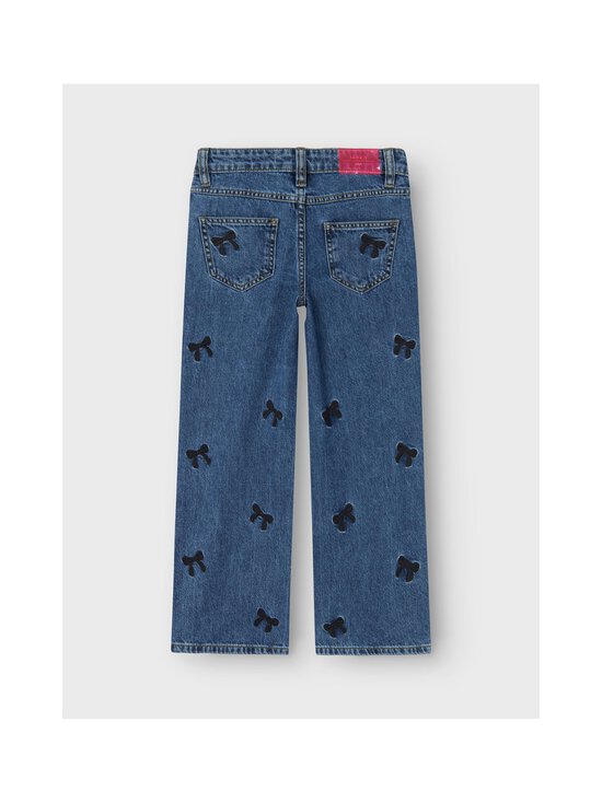 Name It - NkfRose Wide -farkut - DARK BLUE DENIM DETAIL:EMBROIDERY - photo 2 Name It - NkfRose Wide -farkut - DARK BLUE DENIM DETAIL:EMBROIDERY | Stockmann - photo 2