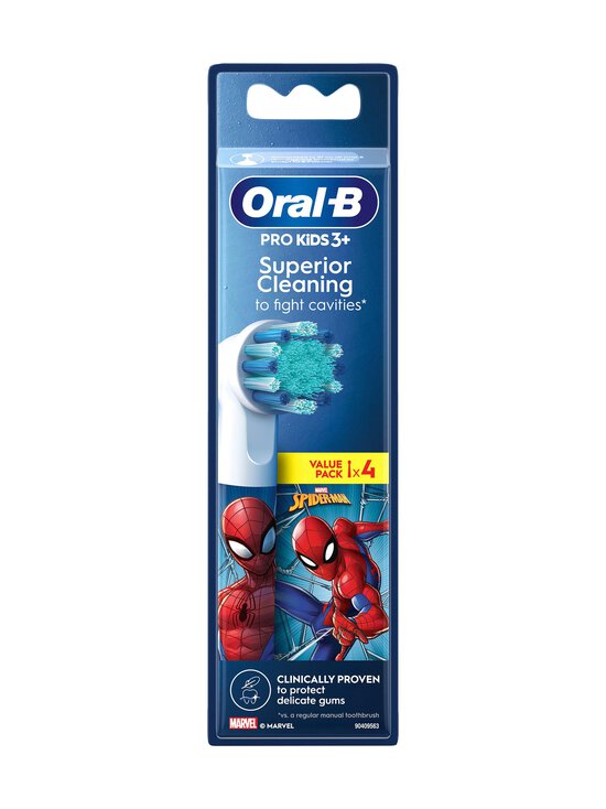 Oral-B - Kids 3+ Spiderman -hammaspäät 4-pack - WHITE/BLUE - photo 2 Oral-B - Kids 3+ Spiderman -hammaspäät 4-pack - WHITE/BLUE | Stockmann - photo 2