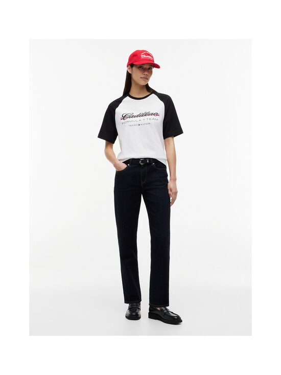 Tommy Hilfiger - TH x CF1 Script Raglan t-paita - YBR WHITE / BLACK | Stockmann - photo 7