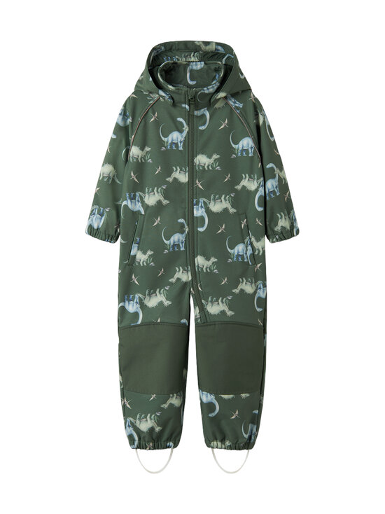Name It - NmmAlfa Softshell -haalari - JUNGLE GREEN AOP:DINO ADVENTURE | Stockmann - photo 1