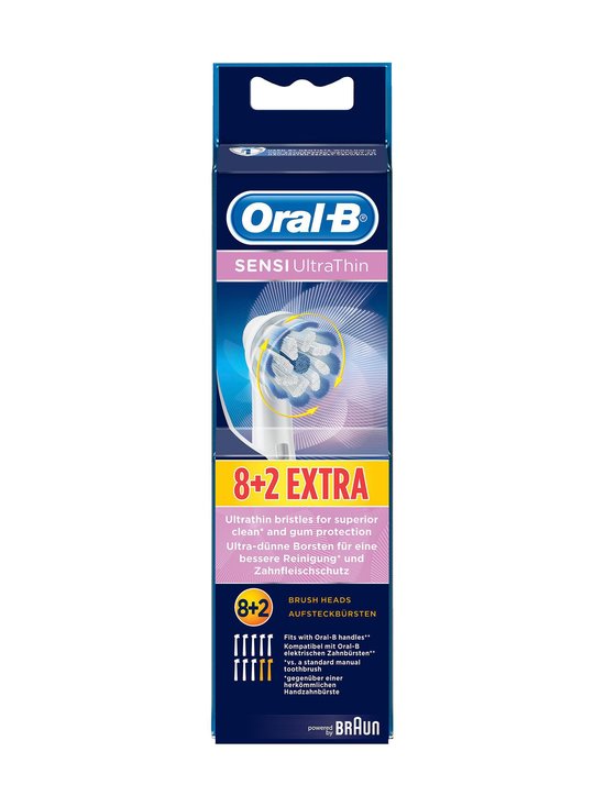 Sensi UltraThin Spare Brush -harjaspää 8 + 2 kpl