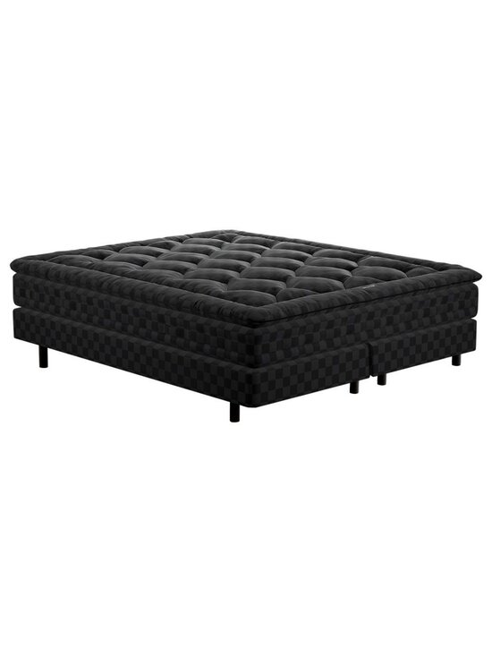Hästens - Maranga-sänky Solid Black Check 180 x 200 cm, medium - BLACK | Stockmann - photo 1