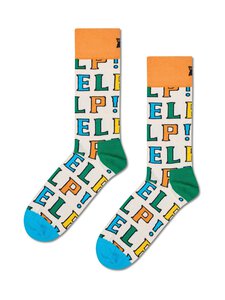 Happy Socks - Sokid The Beatles Help - 1000 WHITE | Stockmann