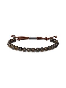 Edblad - Avery rokassprādze - BROWN/SILVER | Stockmann