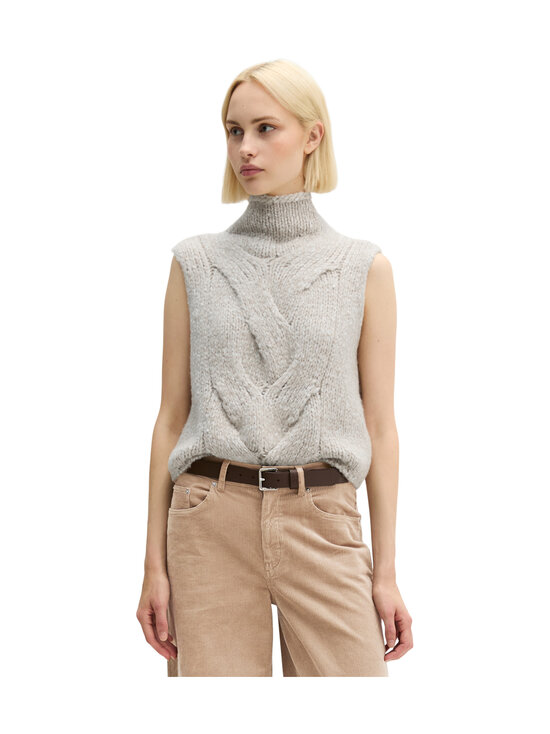 Marc O'Polo - Palmikkoneuleliivi - 2056 LIGHT BROWN_MULTI_01 | Stockmann - photo 2