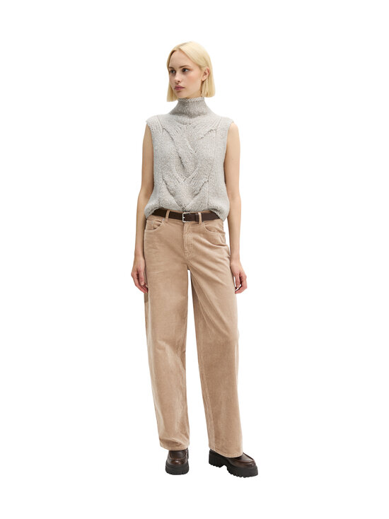 Marc O'Polo - Palmikkoneuleliivi - 2056 LIGHT BROWN_MULTI_01 | Stockmann - photo 5