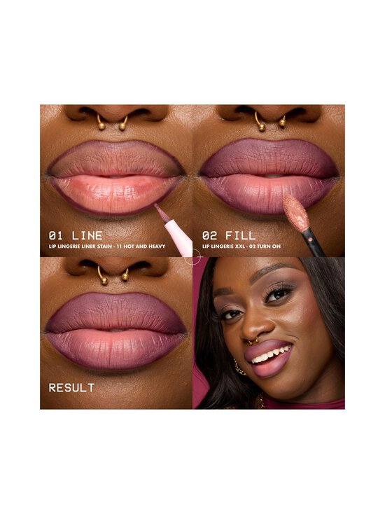NYX Professional Makeup - Lip Lingerie Liner Stain -huultenrajauskynä - 11 HOT N HEAVY | Stockmann - photo 9