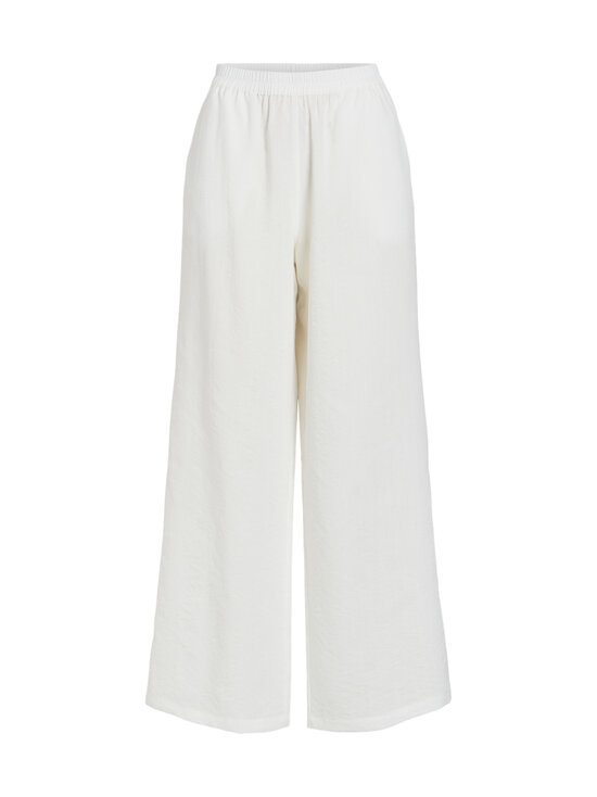 Vila - ViCarlota High Waist Wide -housut - SNOW WHITE DETAIL:LACE | Stockmann - photo 1