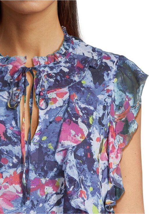 Lauren Ralph Lauren - Varrukateta pluus Perlette - BLUE MULTI - photo 4 Lauren Ralph Lauren - Varrukateta pluus Perlette - BLUE MULTI | Stockmann - photo 4