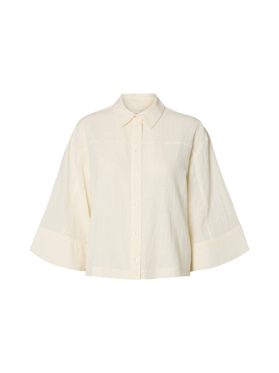 Selected - SlfFinnie Relaxed 3/4 Sun -paitapusero - EGRET | Stockmann - photo 1