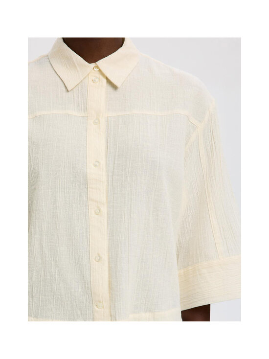 Selected - SlfFinnie Relaxed 3/4 Sun -paitapusero - EGRET | Stockmann - photo 6