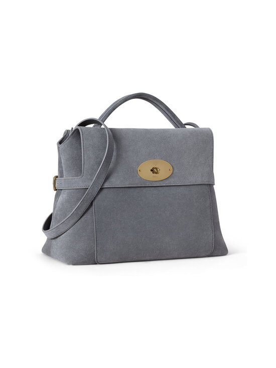 Mulberry - Kott Stevie Top Handle Suede - D117 FOGGY GREY | Stockmann - photo 3