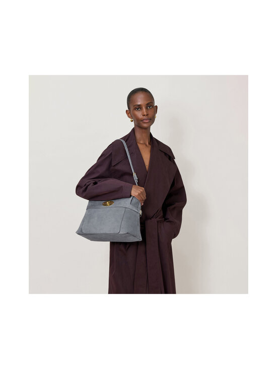 Mulberry - Kott Stevie Top Handle Suede - D117 FOGGY GREY | Stockmann - photo 7