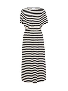 Selected - SlfAmelie-raidallinen midimekko - BLACK STRIPES:SANDSHELL STRIPES | Stockmann