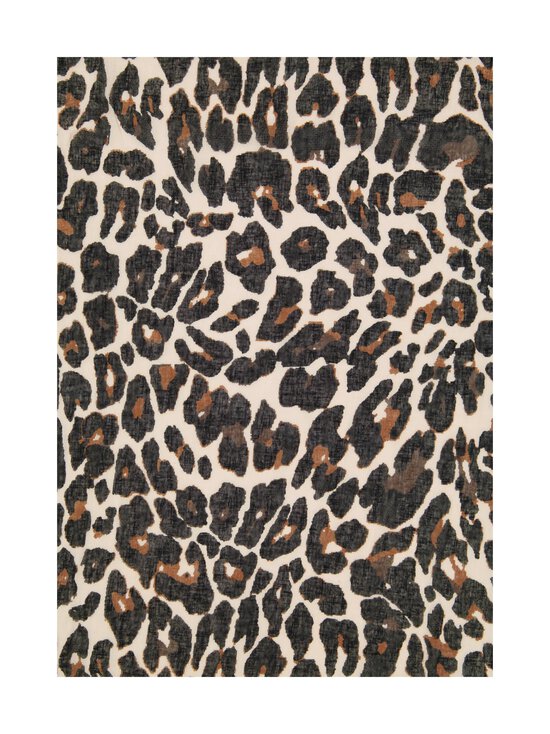 A+more - Fanther lina maisījuma šalle 90 x 180 cm - WHITE/BROWN/BLACK | Stockmann - photo 2