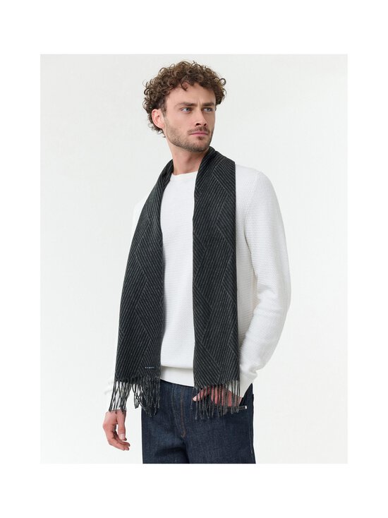 Bugatti - Chevron-huivi - 990 BLACK | Stockmann - photo 5