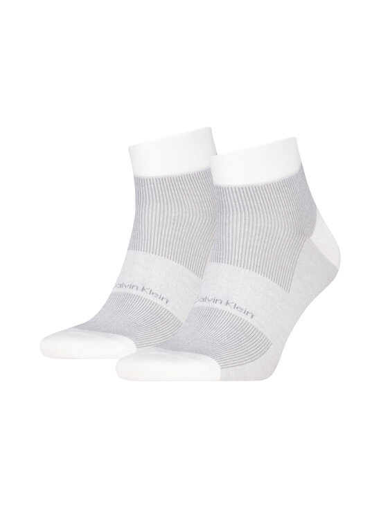 Calvin Klein - Quarter-sukat 2-pack - 001 WHITE | Stockmann - photo 1